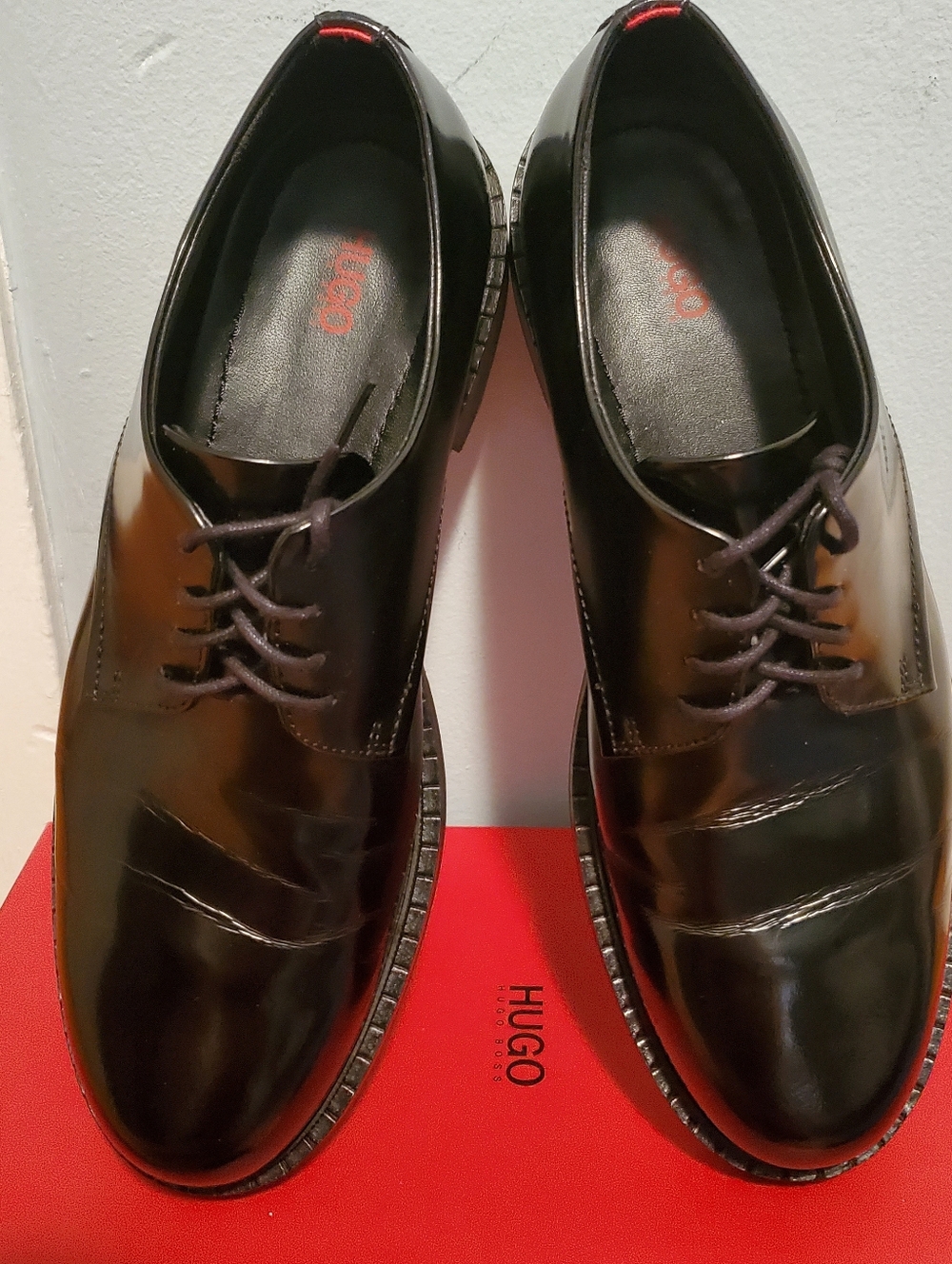 Hugo Boss Men’s Derby Lug Shoes - Picture 10 of 16